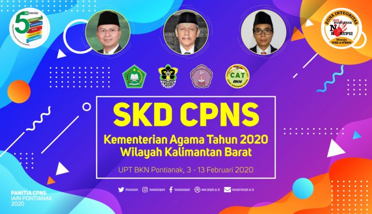 Seleksi Kompetensi Dasar CPNS IAIN Pontianak, Berikut Ini Jadwal dan Lokasinya Pontianak